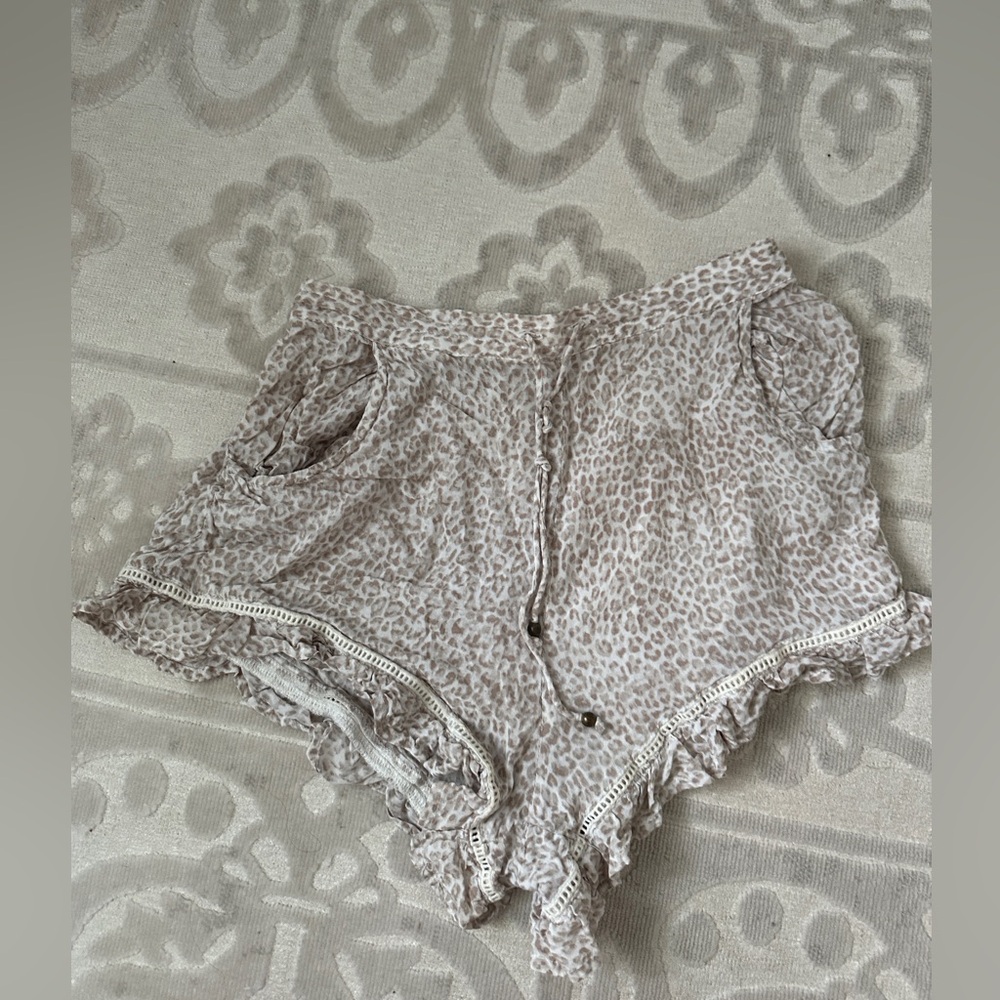 Leopard Print shorts-size small